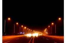 公司承建的206国道路灯工程